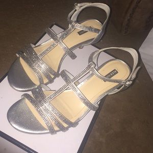 Alex Marie Sliver hi heels